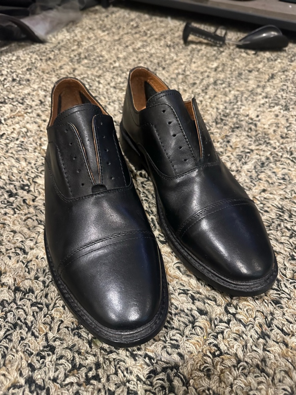 Frye Men's Paul Bal Black Oxfords